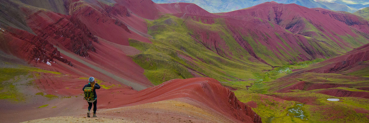 Franjas minerales de la montaña