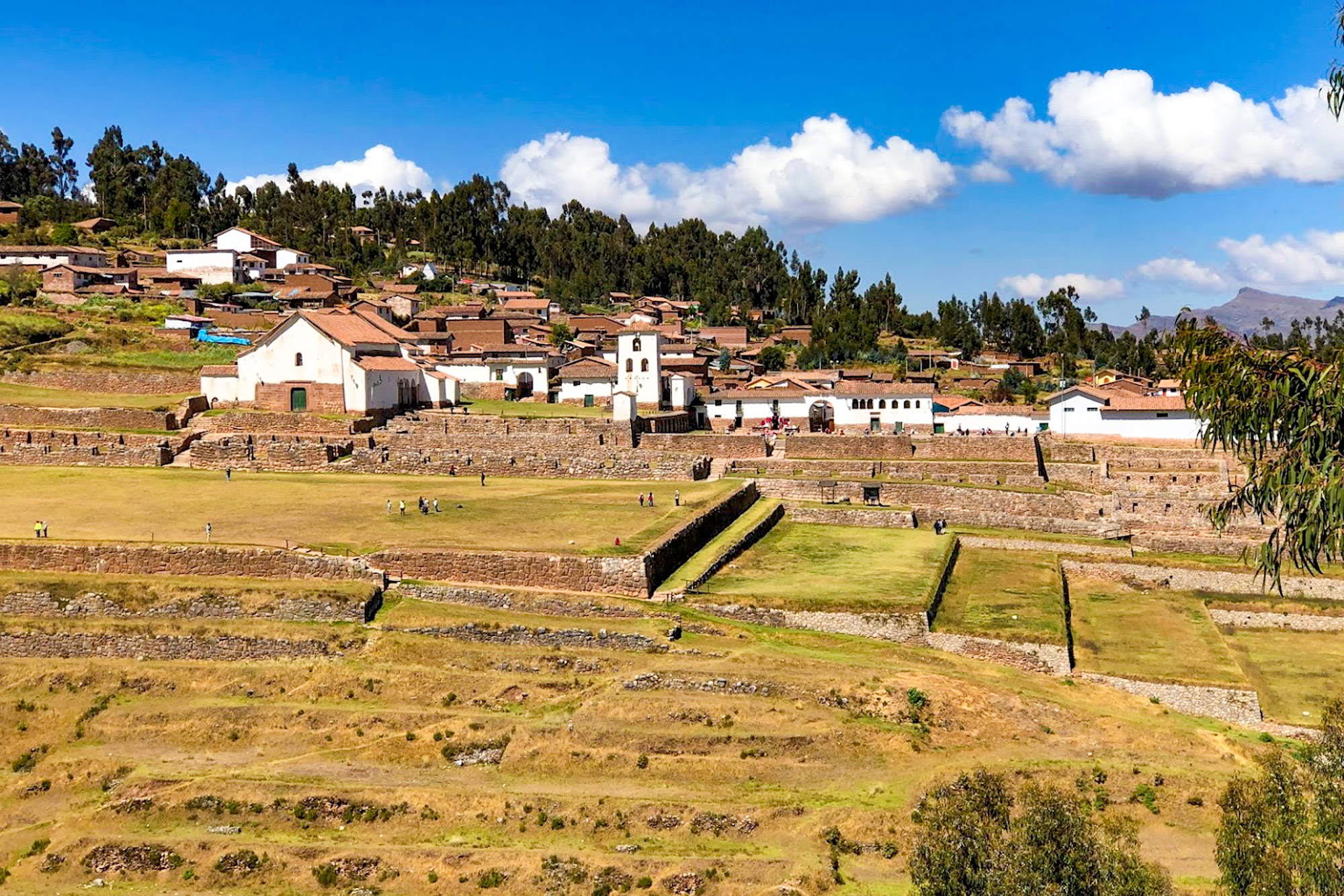 Demostración textil en Chinchero
